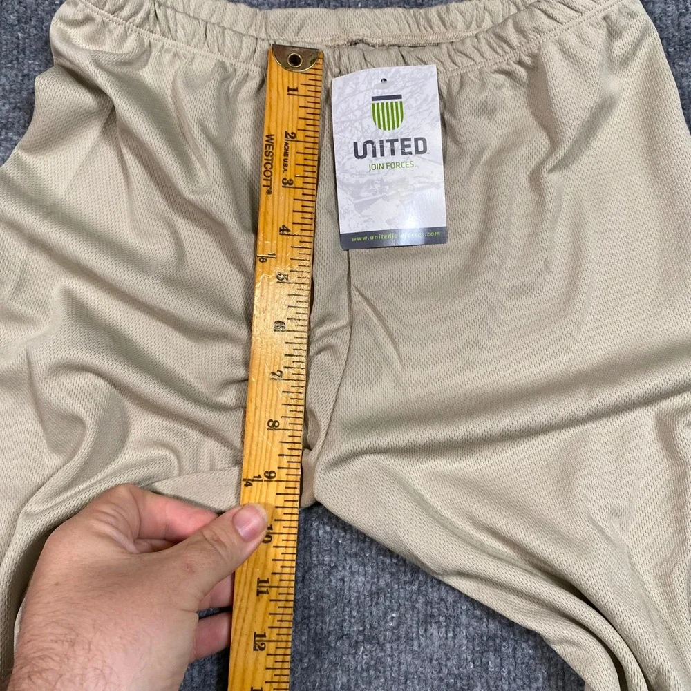 United Join Forces Men Sand Tan Thermal Pants Base‎ Layer Leggings Medium USA